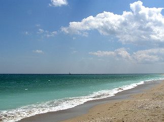 Image showing Sandy beach