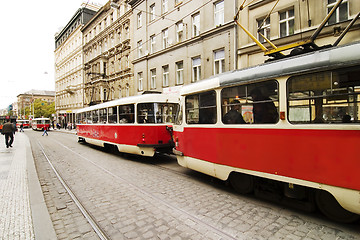 Image showing Prague Streetcar