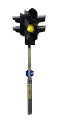 Image showing Traffic Light Isolated