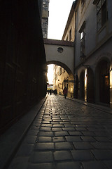 Image showing Small Dark Street