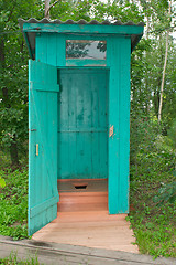 Image showing Outhouse or outdoor bathroom 