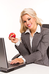 Image showing  sexy business woman 