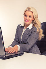 Image showing  sexy business woman 