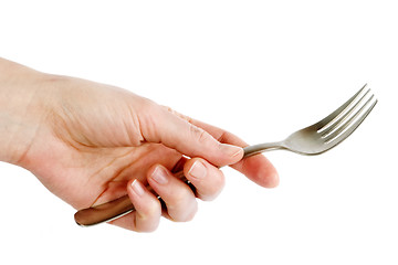 Image showing Fork in Hand