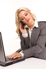 Image showing  sexy business woman 