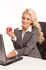 Image showing  sexy business woman 
