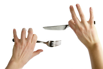 Image showing Knife and Fork