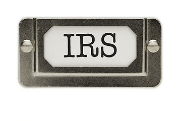 Image showing IRS File Drawer Label