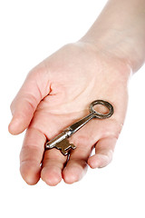 Image showing Key in Hand