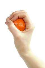 Image showing Orange in Hand