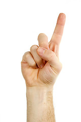 Image showing One Finger