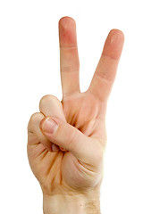 Image showing Two Fingers