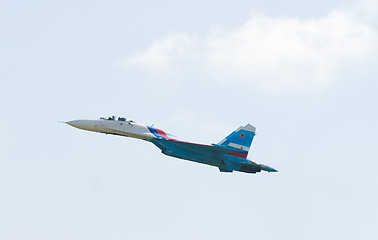 Image showing Flying SU-27