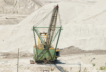 Image showing Amber open-cast mining in Yantarny, Russia