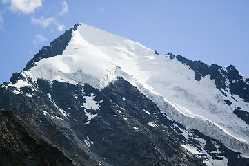 Image showing mountain snow peak