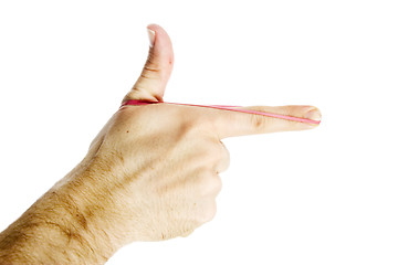 Image showing Rubber Band Gun