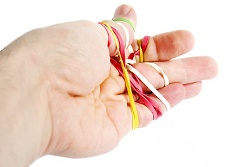 Image showing Rubber Band Tangle