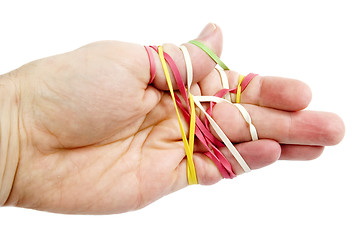 Image showing Rubber Band Tangle