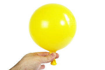 Image showing Baloon in Hand