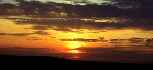 Image showing sunset