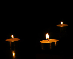 Image showing Tree candles