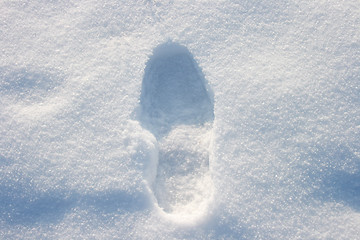 Image showing footprint