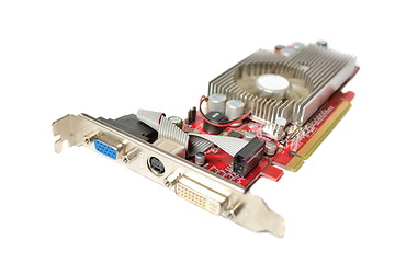 Image showing Video card isolated on white