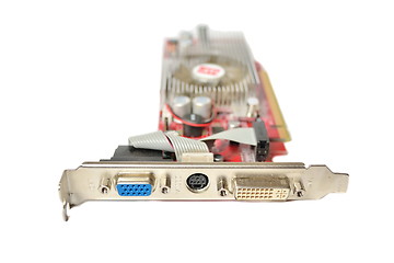 Image showing Video card isolated on white