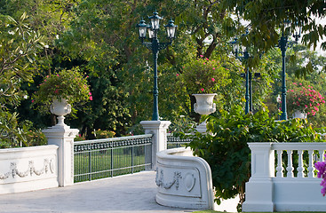 Image showing Royal Gardens at Bang Pa In, Thailand