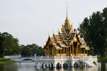 Image showing The Royal Summer Palace at Bang Pa In, Thailand