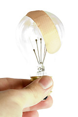 Image showing Light Bulb Bandage
