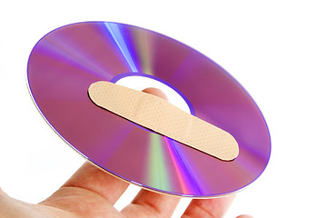 Image showing Damaged Disk