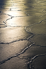 Image showing Cracking ice