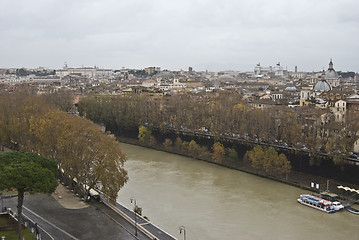 Image showing Rome and the Tiber