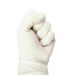 Image showing Latex Glove on Hand