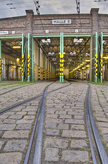 Image showing Tram garage