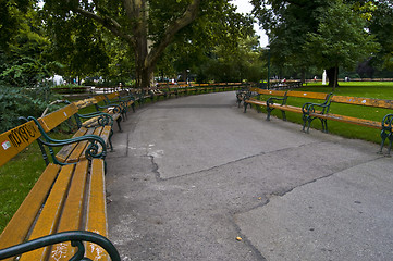 Image showing Benches