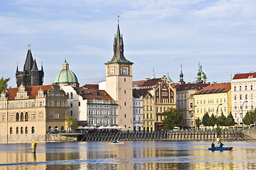 Image showing Prague and the Vltava