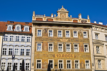 Image showing Old palaces in Prague