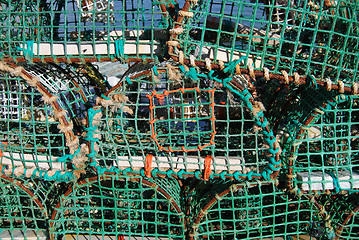 Image showing Fishing nets