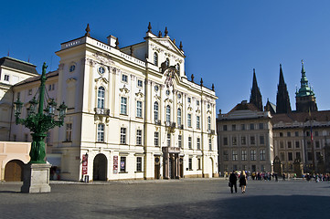 Image showing Old palaces in Prague