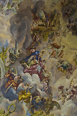 Image showing Biblical fresco