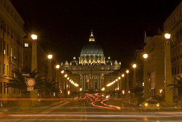 Image showing San Pietro at night