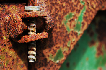 Image showing Rusty screw