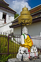 Image showing White buddha