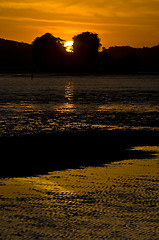 Image showing Sunset at the Andaman Sea