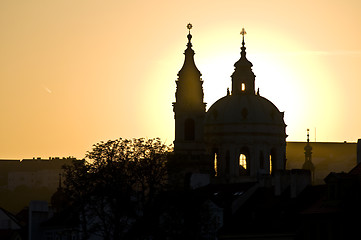 Image showing Sunset at St Nicolas