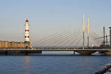 Image showing Red lighthouse