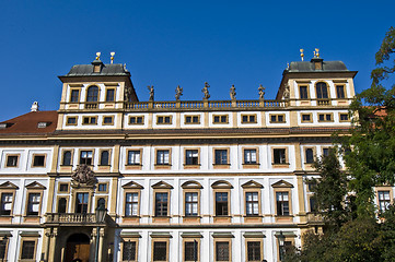 Image showing Old palaces in Prague