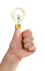 Image showing Thumbs Up Idea